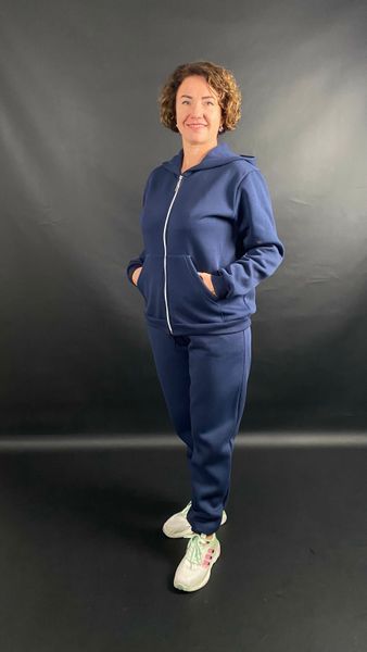 Спортивный костюм из трикотажа 3-х нить "Индиго" 32342 фото