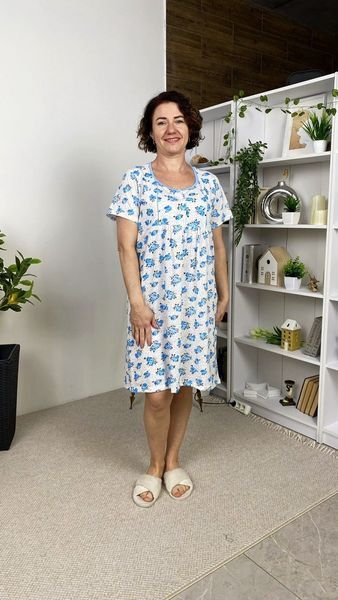 Нічна сорочка &laquo;Blue Flowers&raquo; 33491 фото
